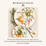 Plato de Cena MACKENZIE-CHILDS – Patrón Jardín de Mariposas