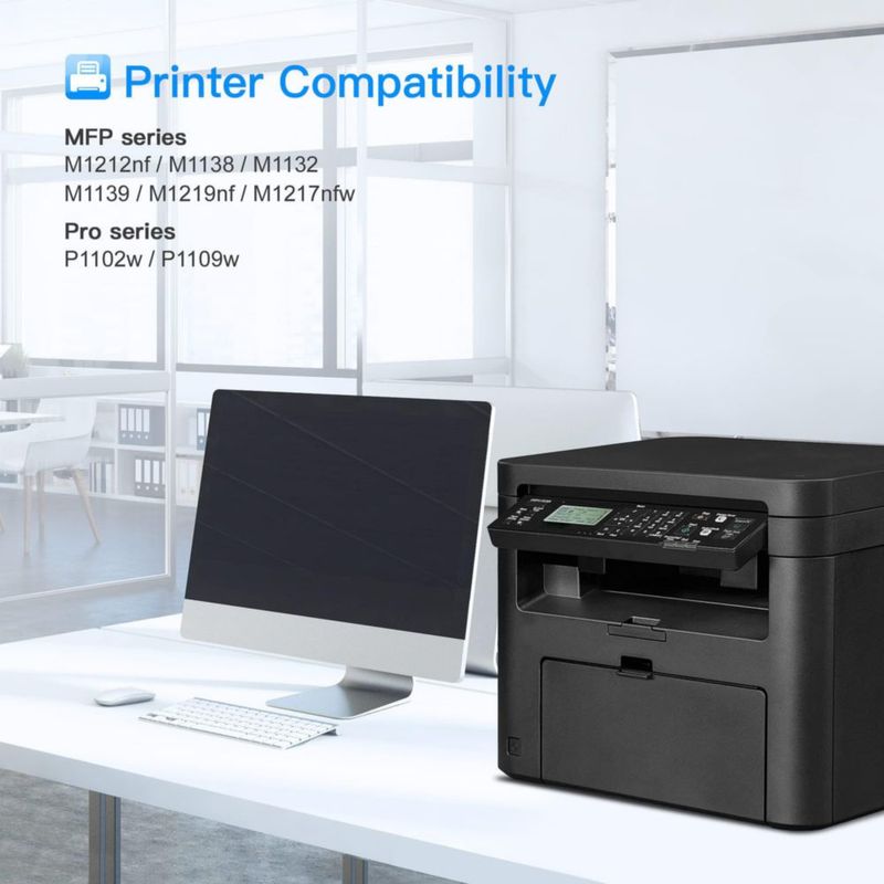 Cartucho de tóner negro compatible LxTek HP 85A CE285A - 1 unidad