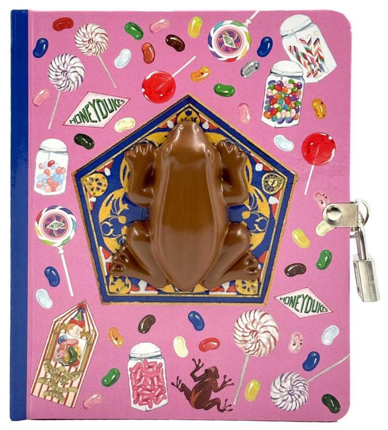Diario Harry Potter Chocolate Frog con candado y llave de Insight Editions