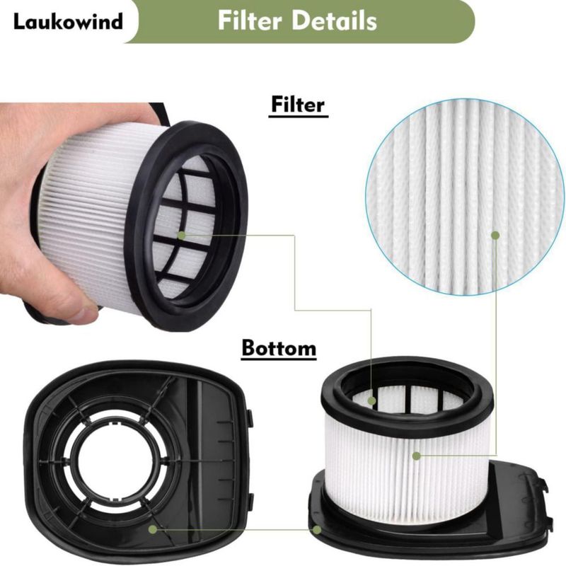 Kit de 6 filtros para aspiradora Laukowind IZ362H IZ462H