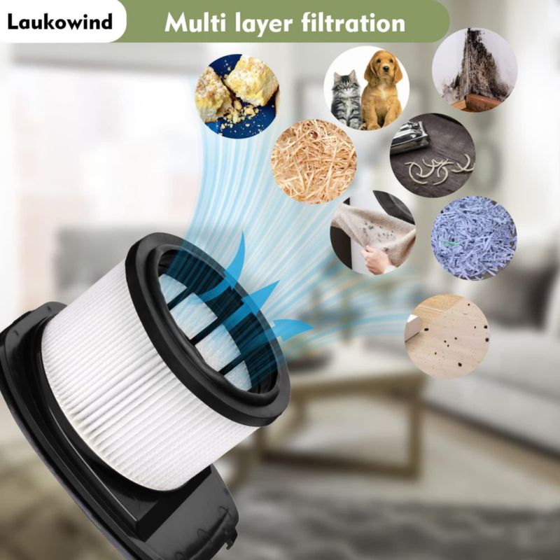 Kit de 6 filtros para aspiradora Laukowind IZ362H IZ462H