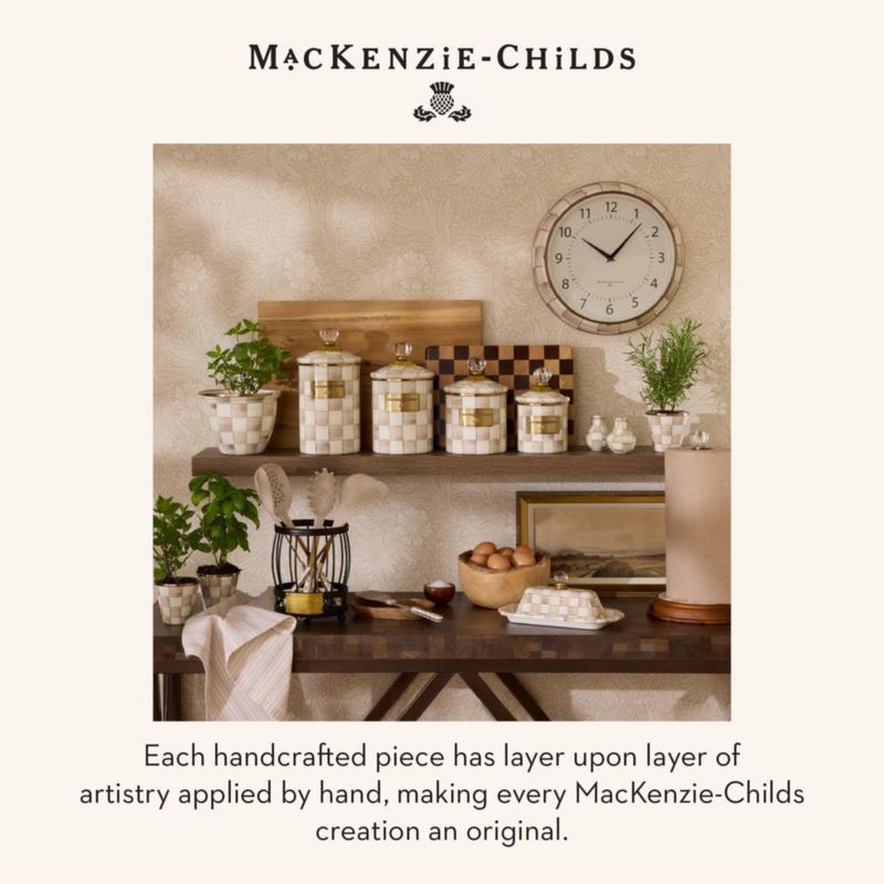 Juego de 2 cuchillos untadores MACKENZIE-CHILDS Mocha Check
