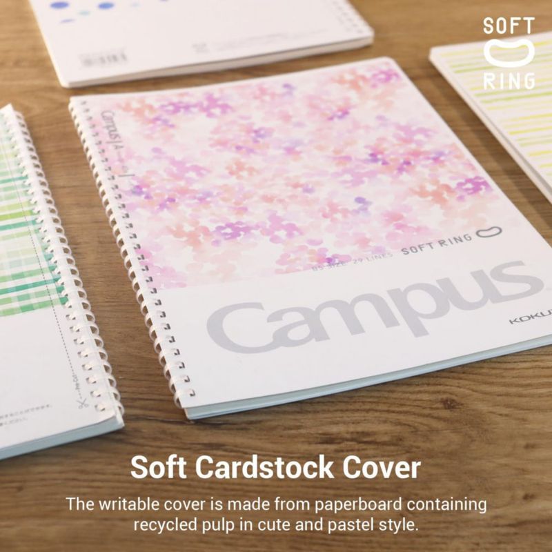 Cuaderno KOKUYO Campus B5 pack de 4 Soft Ring 40 hojas