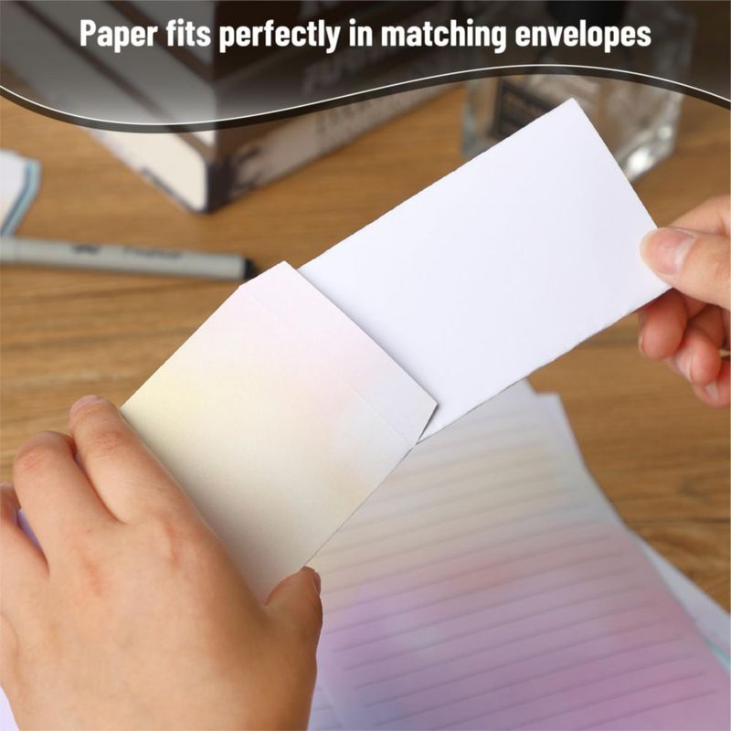 Set de Papelería Mr. Pen 30 Hojas 18 Sobres 21x14 cm