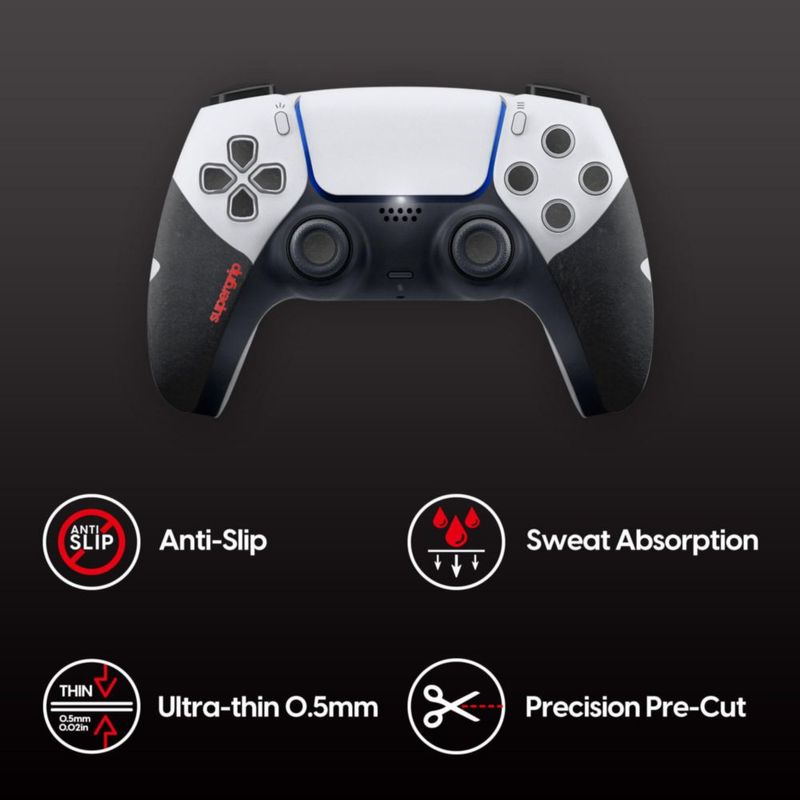 Pulsar Gaming Gears SUPERGRIP Set de cinta antideslizante para control PS5 DualSense absorbente de sudor alto rendimiento adhesivo 3M sin residuos