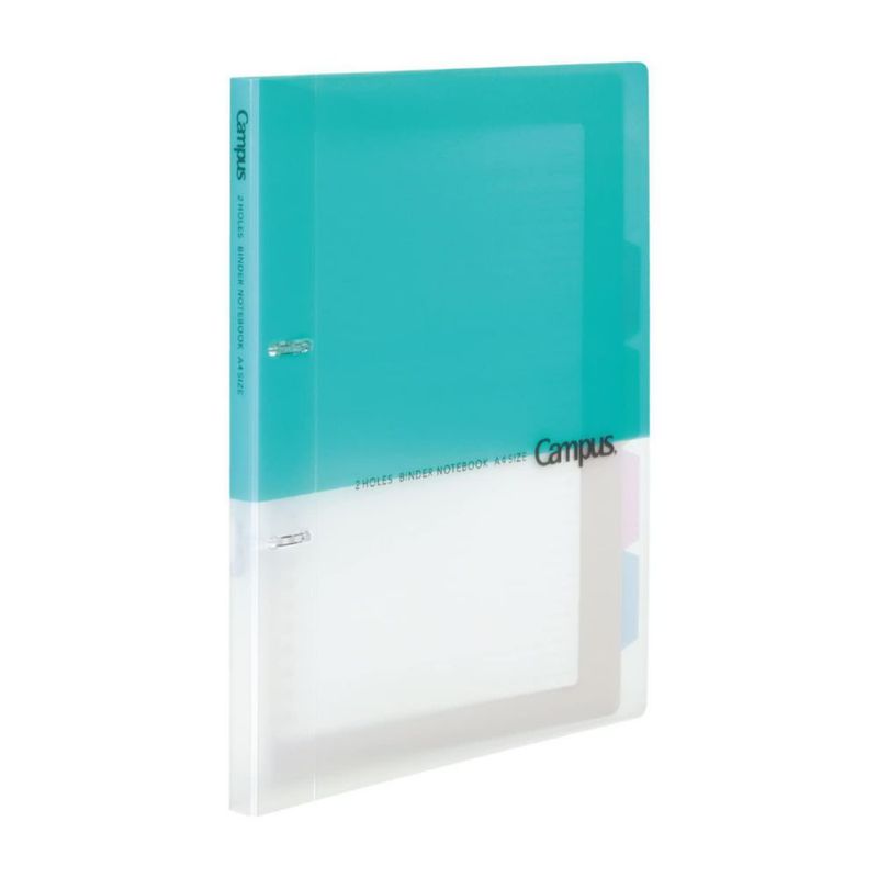 Carpeta KOKUYO Campus A4 de 2 anillos para 100 hojas azul claro