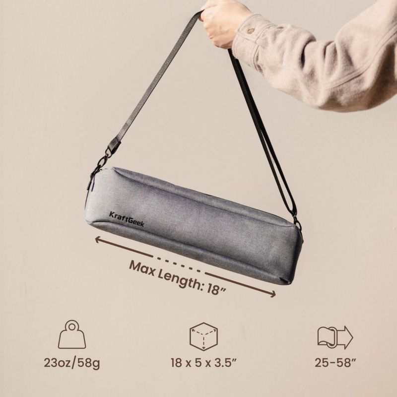 Estuche de transporte KraftGeek 47 cm para atril de música portátil