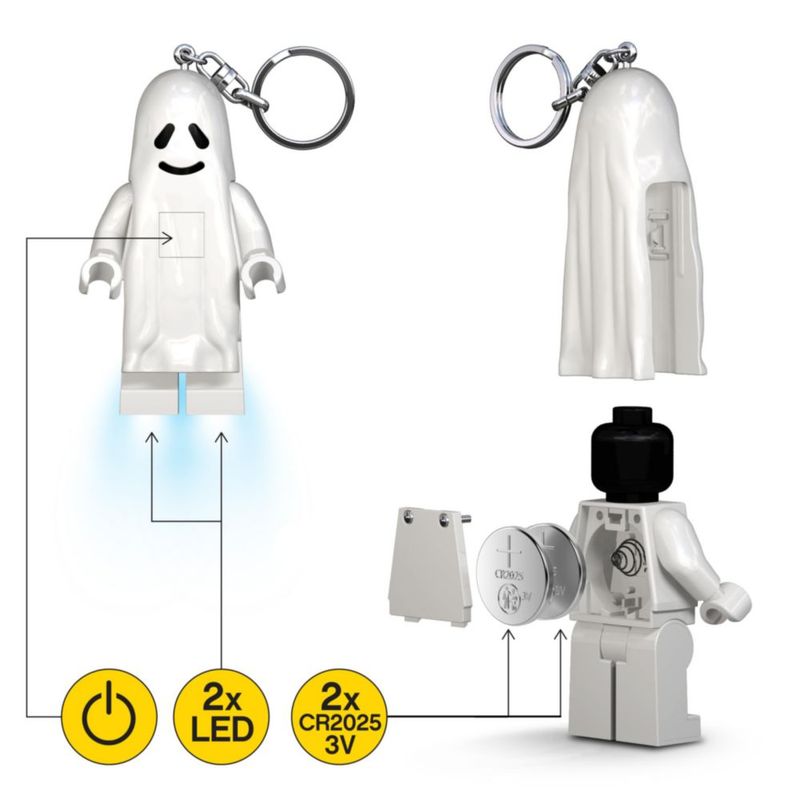 Llavero Luz Fantasma LEGO IQ Extra Grande 7.5 cm
