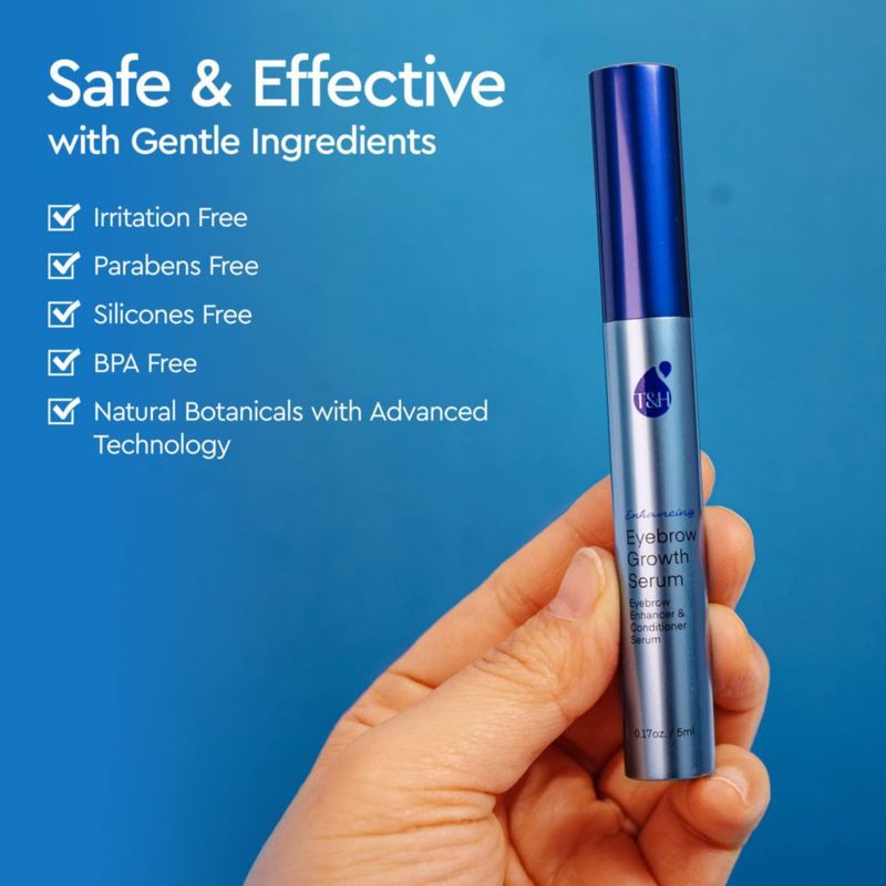 Sérum para el crecimiento de cejas TEREZ & HONOR Natural de 5 ml para cejas más gruesas