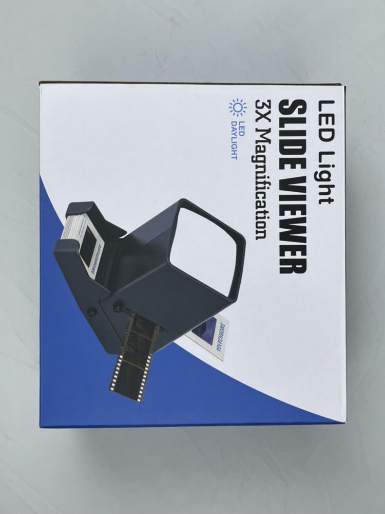 Visor de diapositivas y películas TCNEWCL de 35 mm con aumento 3X