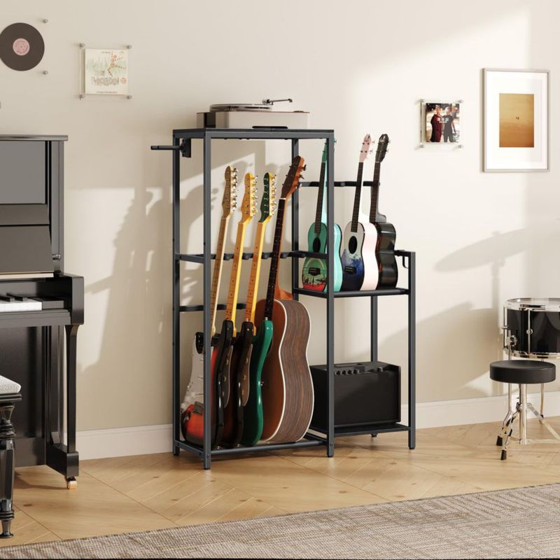 Soporte para Guitarra MAHANCRIS 110 cm Multi‑Soporte