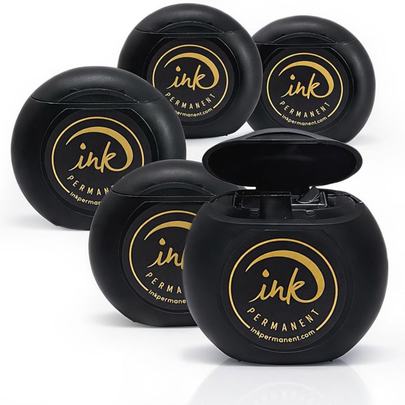 Hilo de Mapeo para Cejas Ink Permanent Paquete de 5 (46 m) Negro