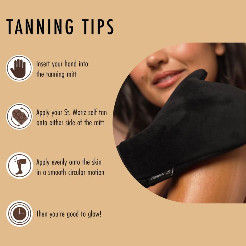 Pack doble de manoplas autobronceadoras St. Moriz Soft de doble cara