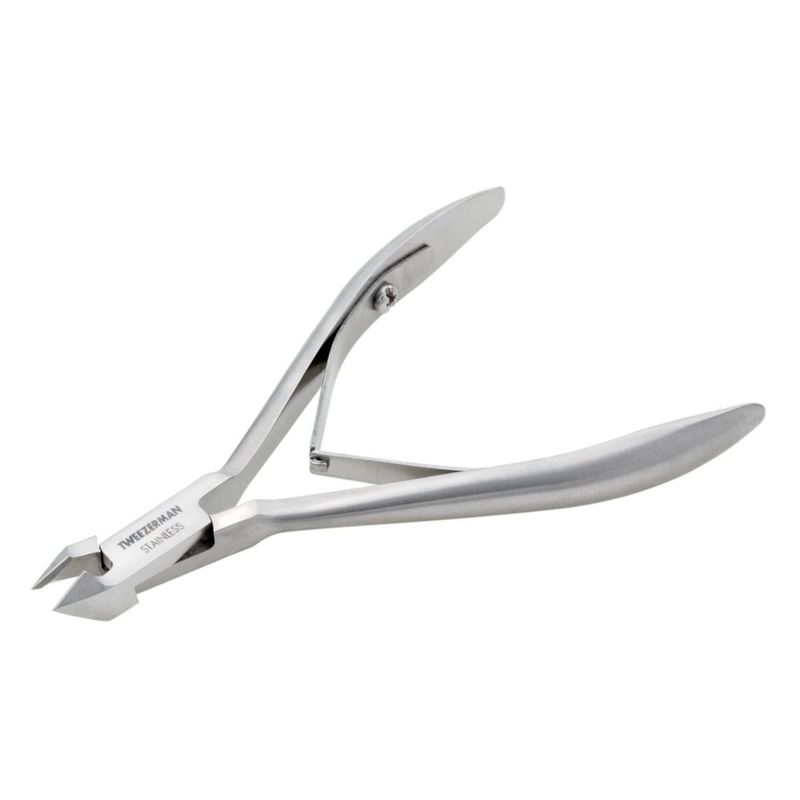 Corta Cutículas Tweezerman Rockhard de Acero Inoxidable con Mandíbula de 1/2 Pulgada