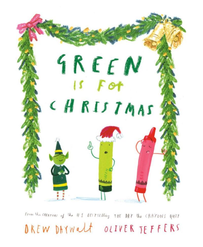 Libro Philomel Books Verde es para Navidad