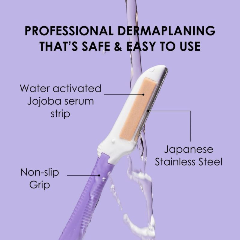 Rasuradora Dermaplane JAPONESQUE Soothe+ 3 uds con Jojoba