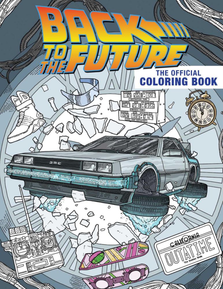 Libro para colorear Insight Editions: Regreso al Futuro