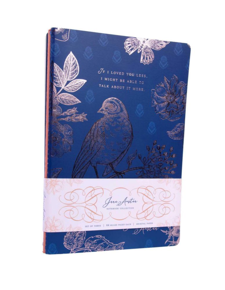 Set de 3 Cuadernos Cosidos Insight Editions Jane Austen