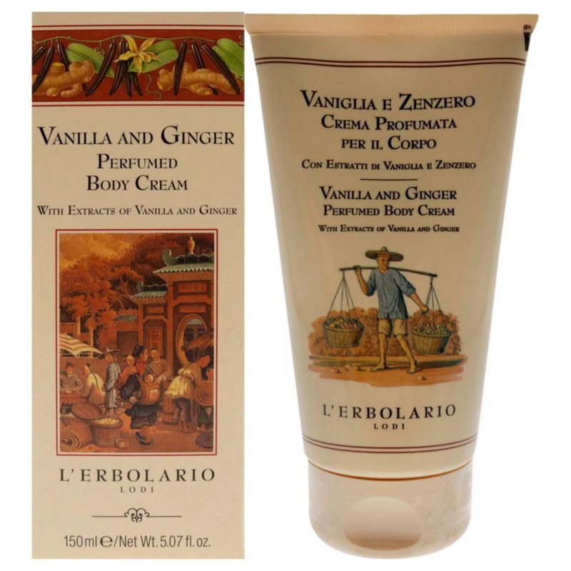 Crema corporal perfumada L'Erbolario Vainilla y Jengibre 150ml