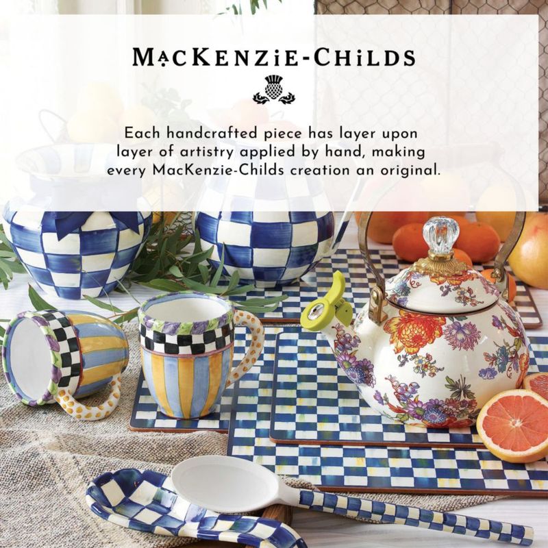 Taza de cerámica MACKENZIE-CHILDS 355 ml con diseño Y