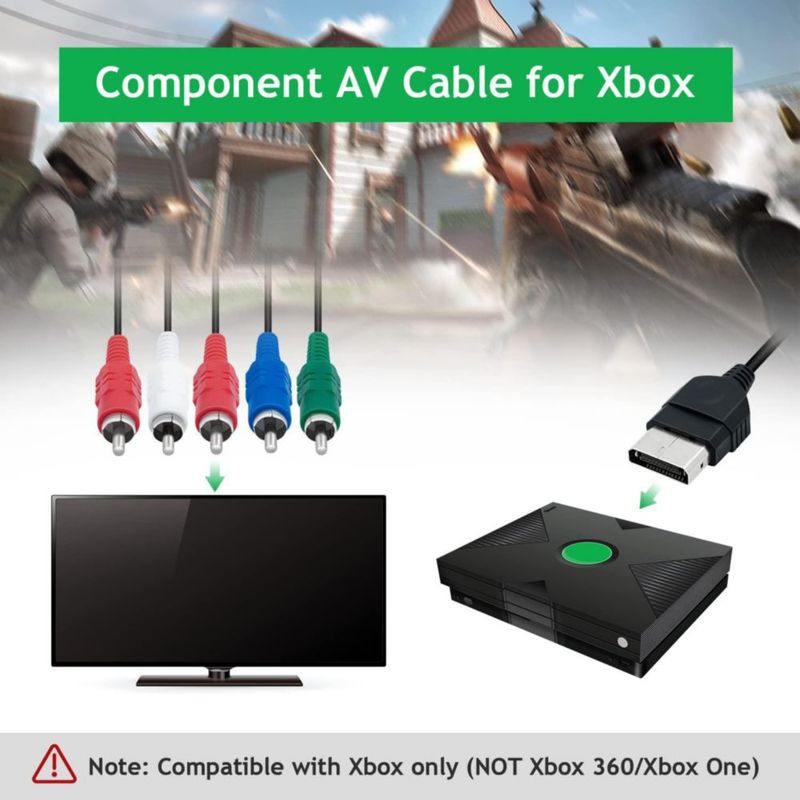 Cable AV Mcbazel 18 m Xbox Classic de alta definición