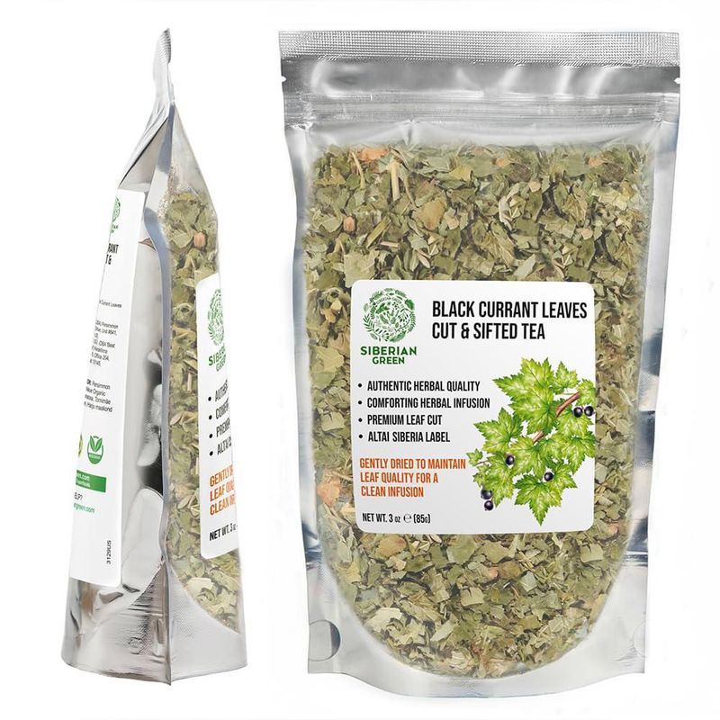 Té de Hierbas Hojas de Grosella Negra Siberiana Verde 85g