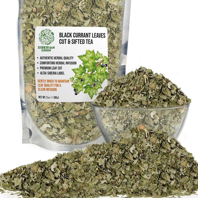 Té de Hierbas Hojas de Grosella Negra Siberiana Verde 85g
