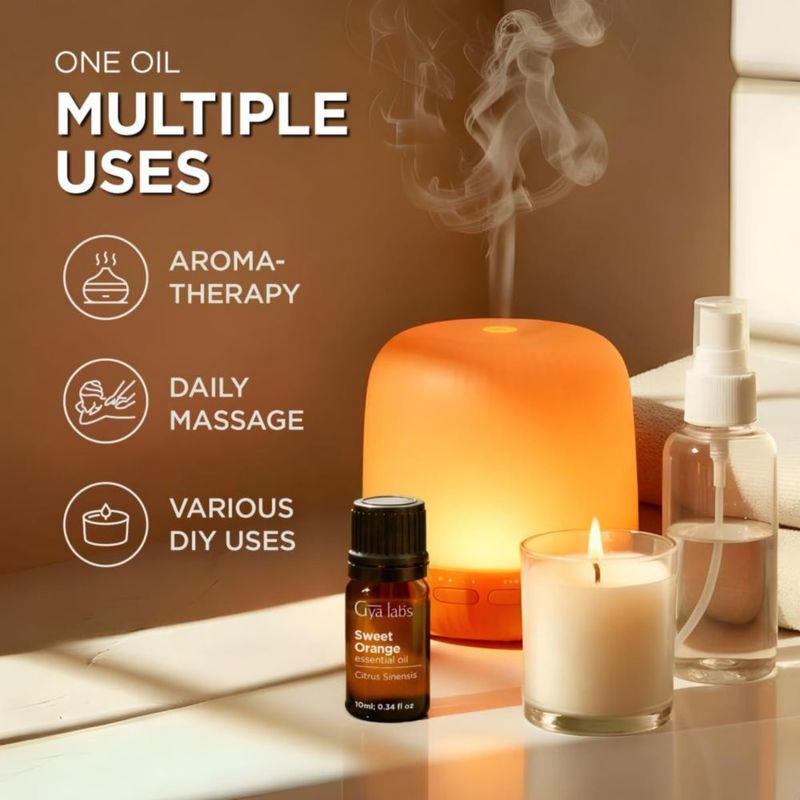 Aceite esencial de naranja dulce Gya Labs 10 ml para aromaterapia