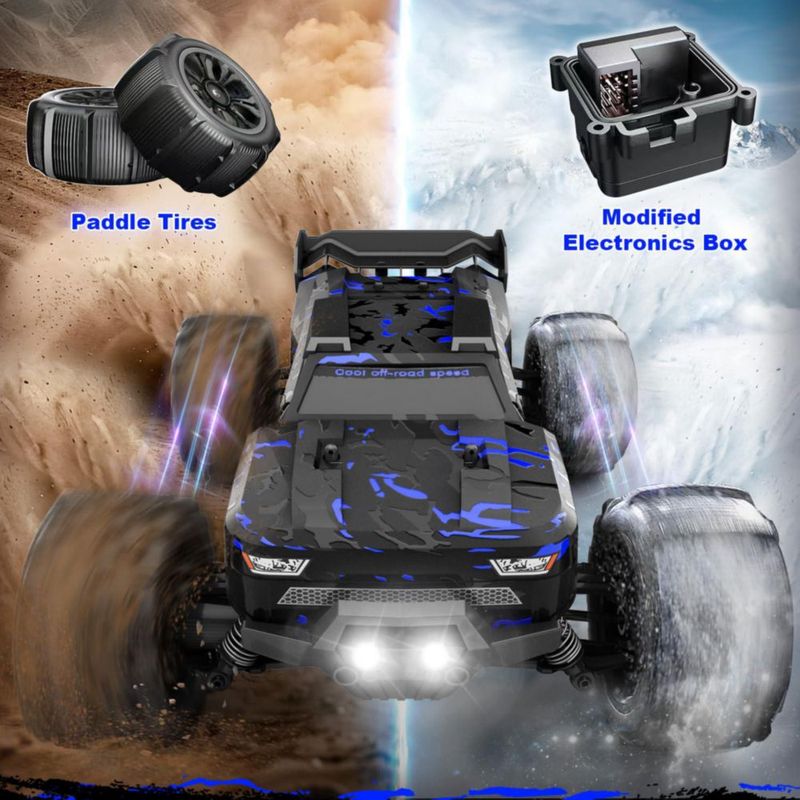 Coche RC TENSSENX a escala 1/14 60 km/h alta velocidad impermeable
