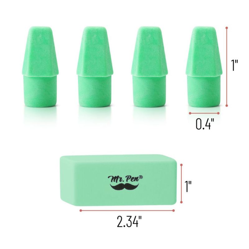 Borrador Mr. Pen 66 unidades (bloque y punta) verde