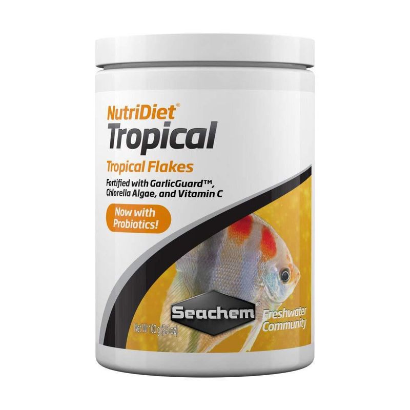 Alimento para Peces Seachem NutriDiet Copos Tropicales 100 g