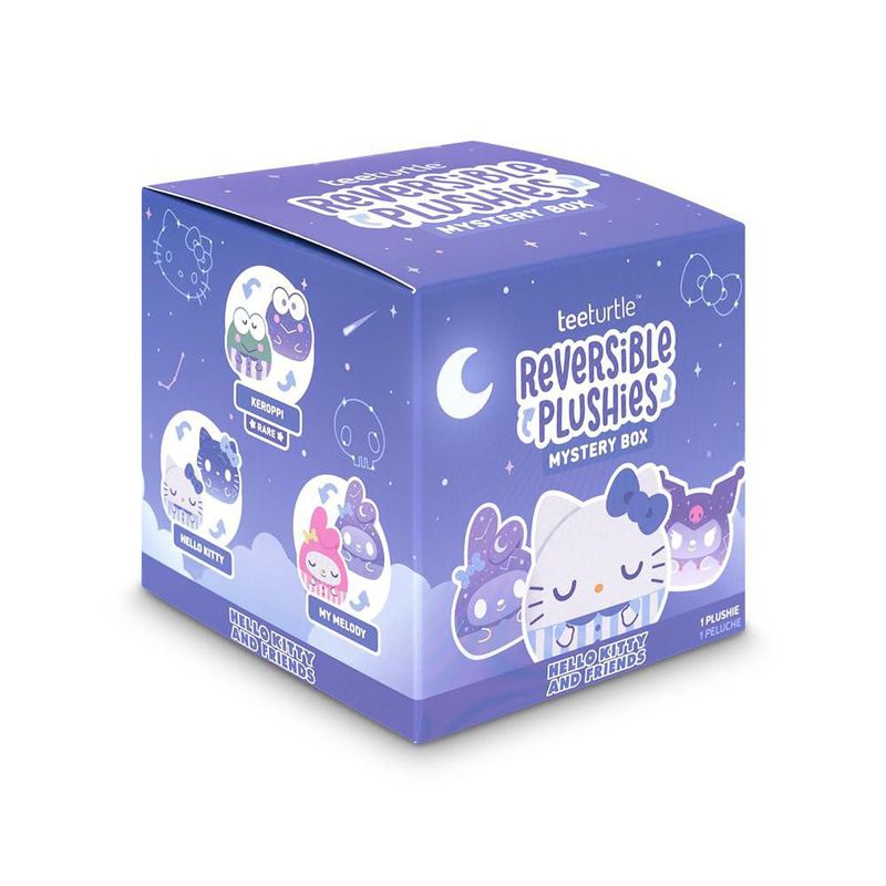 Peluche reversible TeeTurtle Hello Kitty de 3 pulgadas