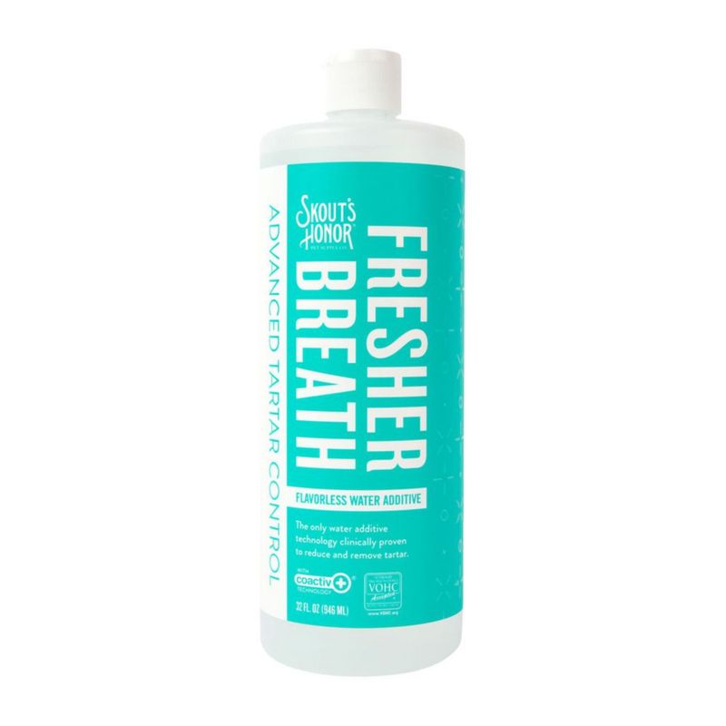 Aditivo para Agua SKOUT'S HONOR Fresher Breath 946 ml para mascotas