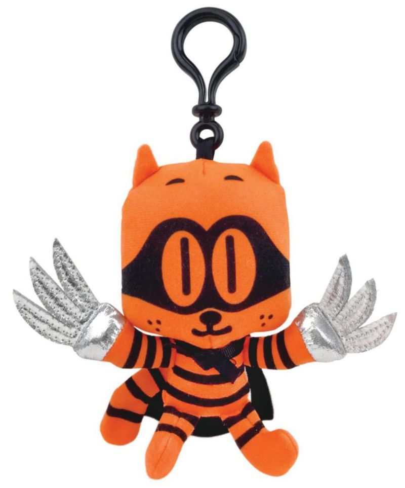Figura de peluche MerryMakers 13 cm Gato Kid llavero para mochila