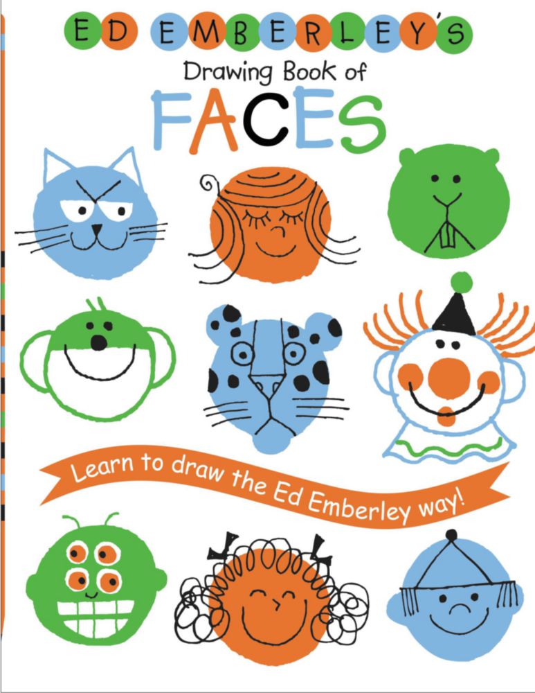 Libro LB Kids Ed Emberley: Libro de Dibujo de Caras