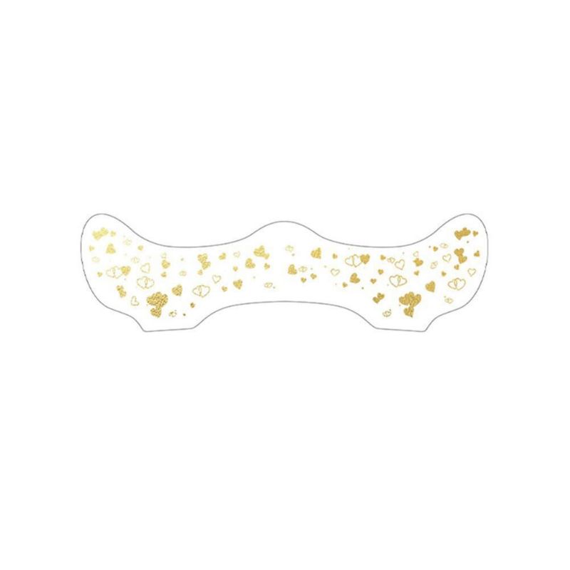 Tatuaje Temporal LICOOL GLITTER Dorado Impermeable 6 Piezas