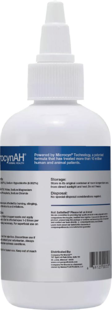 Gel Oftálmico Manna Pro MicrocynAH 90 ml para Gatos