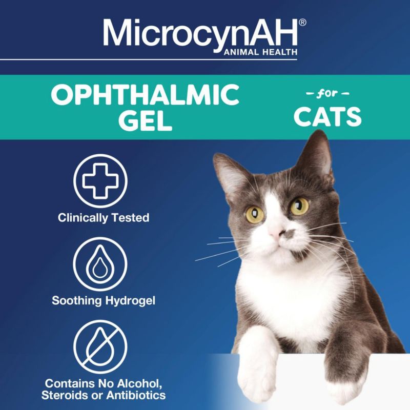Gel Oftálmico Manna Pro MicrocynAH 90 ml para Gatos