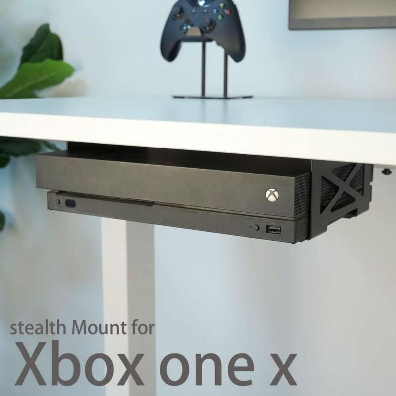 Soporte bajo escritorio Monzlteck 81 cm para Xbox/PS4/Mini PC