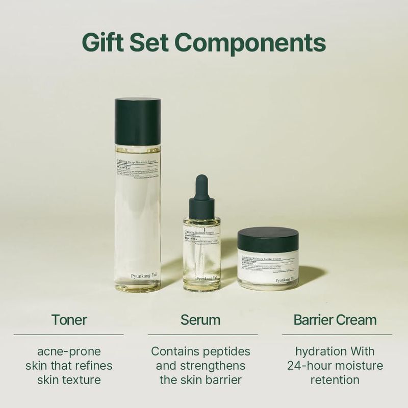 Kit de Cuidado Facial Pyunkang Yul Vegano de 3 Piezas