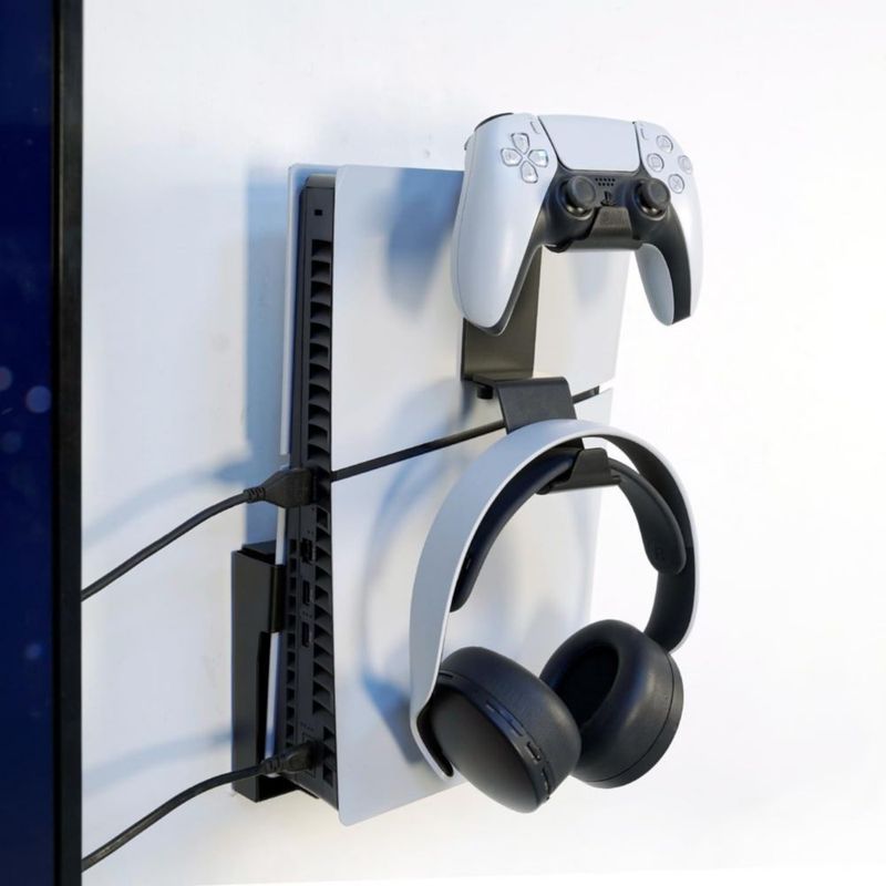 Soporte Dual para Controladores Monzlteck PS5 Slim/Pro