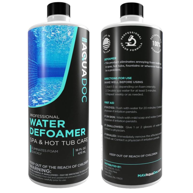 Antiespumante para jacuzzi MAV AquaDoc 473 ml anti espuma para spa