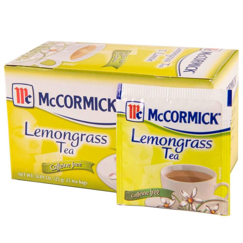 Té de Hierba de Limón McCormick Sin Cafeína 25 Bolsitas