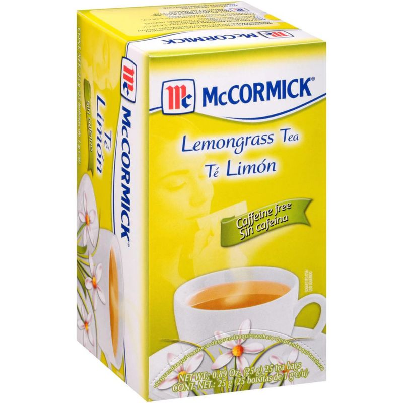 Té de Hierba de Limón McCormick Sin Cafeína 25 Bolsitas