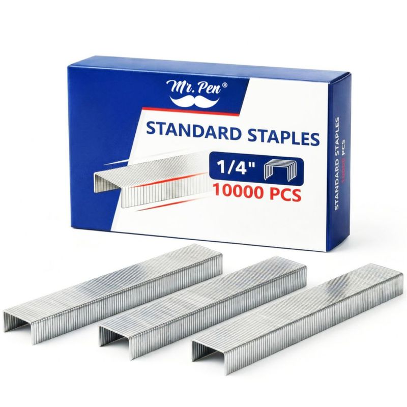 Grapas Mr. Pen 1/4" 10.000 uds para 20 hojas