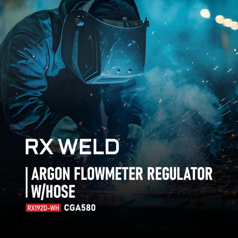 Regulador de argón para soldadura a gas RX WELD para MIG y TIG