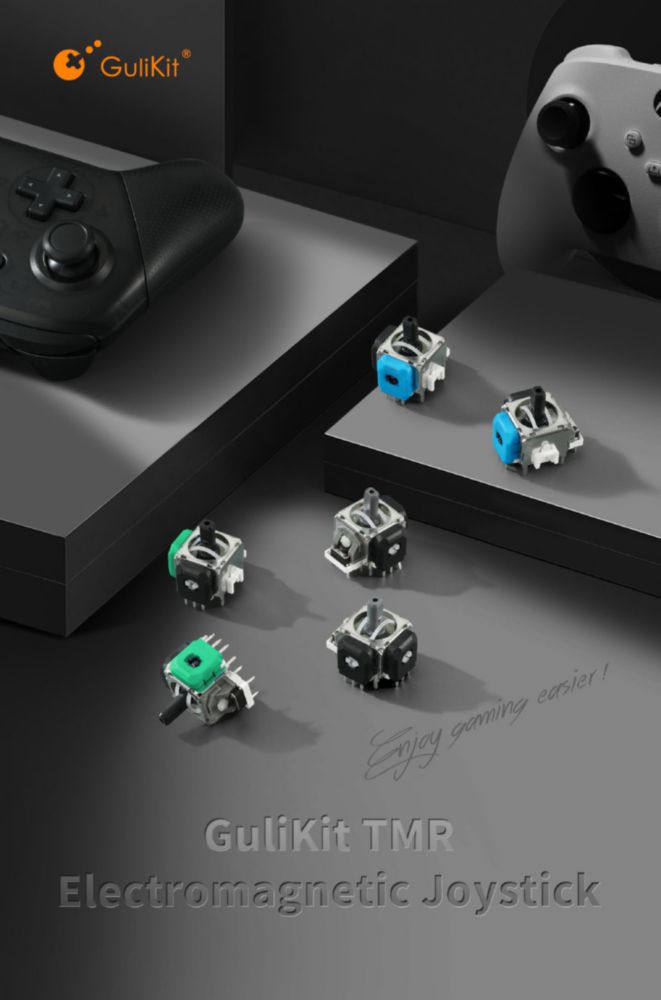Kit de Reemplazo de Joystick GuliKit TMR para PS5 DualSense