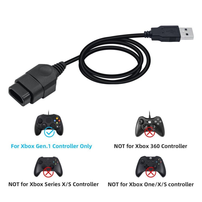 Cable adaptador USB Mcbazel para mando Xbox Gen 1 a PC 07 m