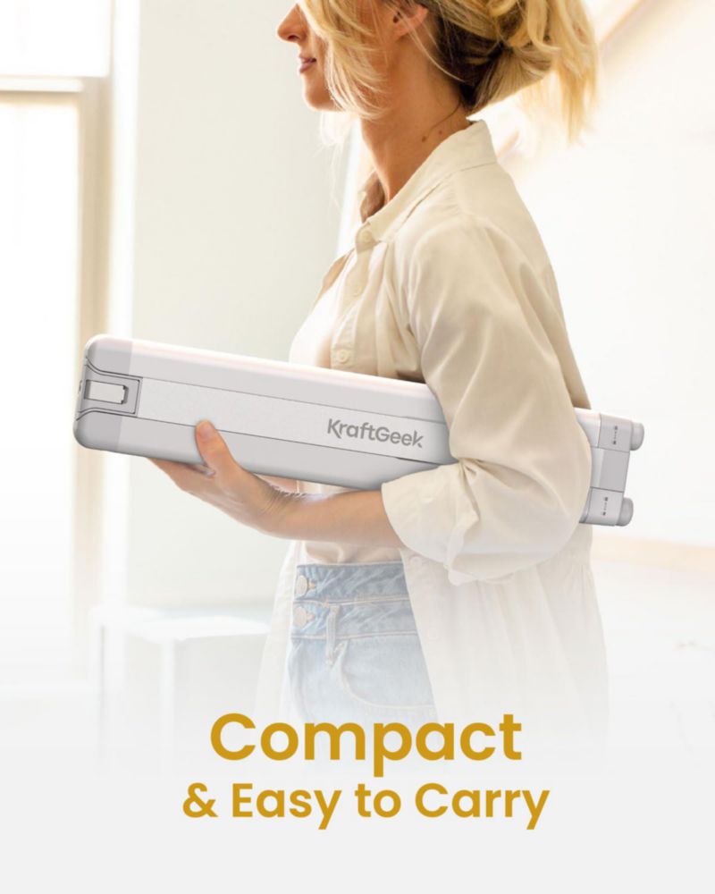Atril portátil plegable KraftGeek 165 cm blanco