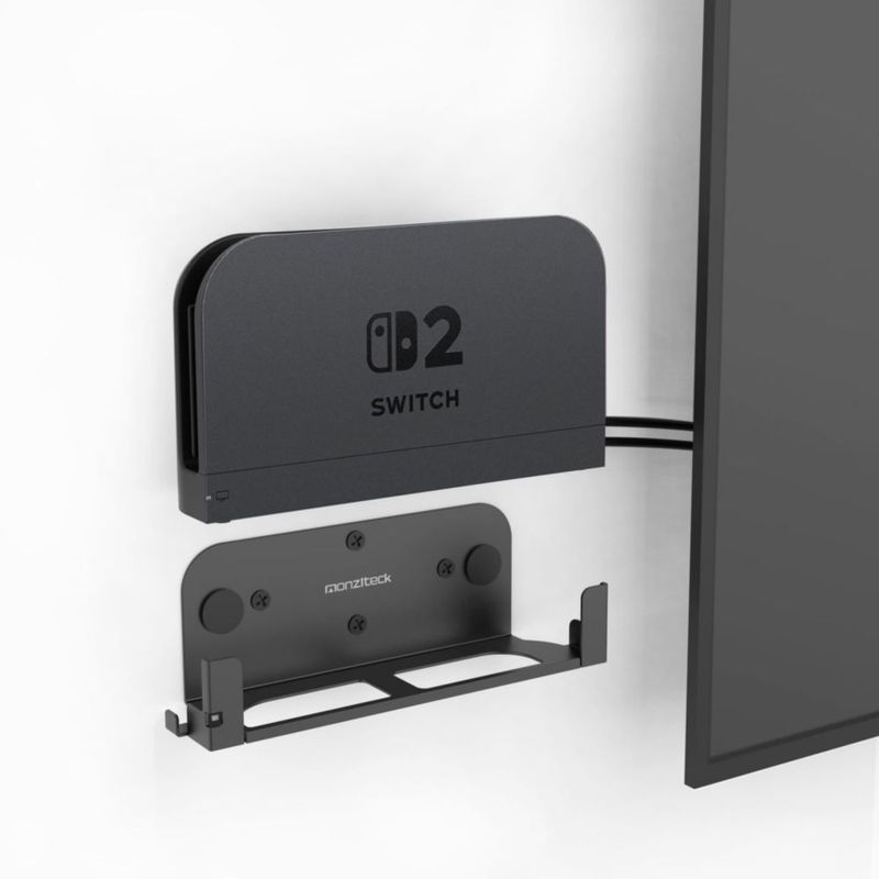 Soporte de TV Monzlteck para Dock Switch 2 Lado Izquierdo Metal
